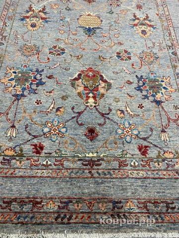 ковер ручной работы Шелковый Афганский ковер ручной работы Сhoubi (Чуби) 2.45x1.74 — фото 2