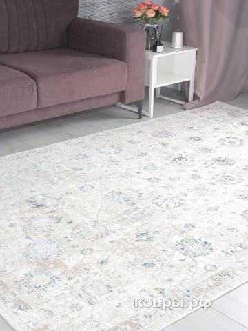 ковер Ковер SAHAN LILY 9312A S.WHITE / P.BLUE — фото 4