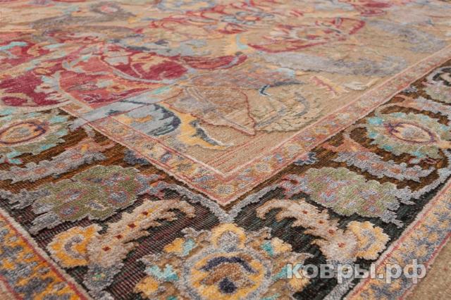 ковер ручной работы Индийский ковер ручной Винтажный 1.71x2.41 — фото 11