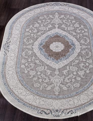 ковер KARMEN HALI ARMINA 03874A BLUE / BLUE Овал — фото 2