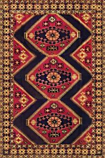 Афганский ковер ручной работы Ширван 1.56x1.8м