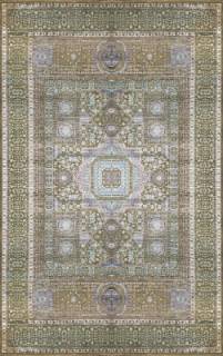 Индийский ковер ручной работы из шелка и шерсти 5.48x3.56