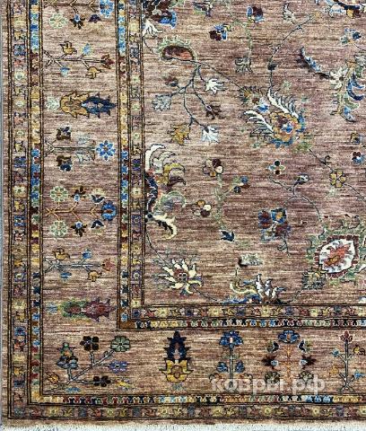 ковер ручной работы Шелковый Афганский ковер ручной работы Waziri (Вазири солтани)  3x2.55 — фото 2