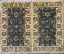 Шерстяной Афганский ковер ручной работы Сhoubi Ziegler (Чуби зиглер) 1.3x0.73