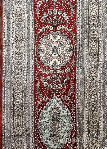 ковер ручной работы Шелковый Китайский ковер ручной работы 400 lines (400 линий)  3.65x5.4 — фото 8