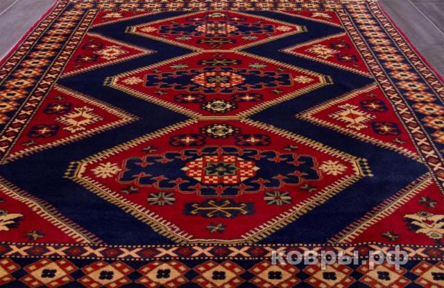 ковер ручной работы Пакистанский ковер ручной работы Ширван 1.57x1.8м — фото 3