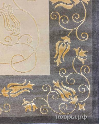 ковер ручной работы Китайский ковер ручной работы из шелка и шерсти 2x3 — фото 3