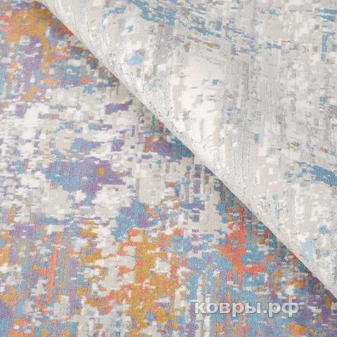 ковер Karmen hali Lite B311G TERRA / PURPLE овал — фото 3