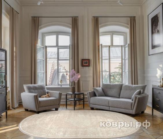 ковер Ковер VALENTIS MIKONOS F566AF CREAM / CREAM Овал — фото 3