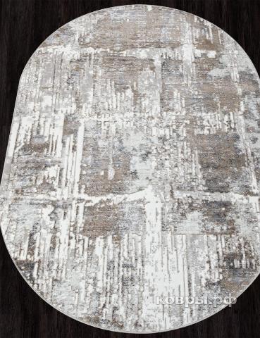 ковер Ковер ALPIN PARADIZE 06735B CREAM HB / GREY Овал — фото 2