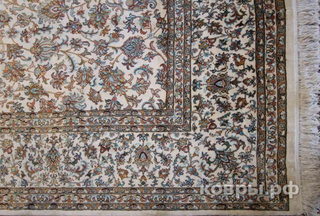 ковер ручной работы Шелковый Индийский ковер ручной работы Kashmir (Кашмир) 3.38x2.39 — фото 3