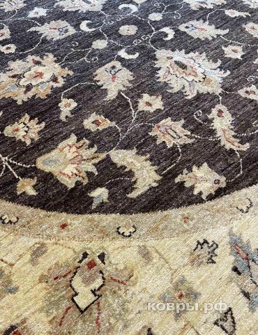 ковер ручной работы Шелковый Афганский ковер ручной работы Сhoubi (Чуби) 2.16x2.14 — фото 3