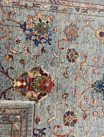 ковер ручной работы Шелковый Афганский ковер ручной работы Сhoubi (Чуби) 2.45x1.74 — фото 3