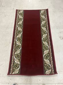 Коврик № 1379,бордовый,размер 0,8 на 1,5 метра
