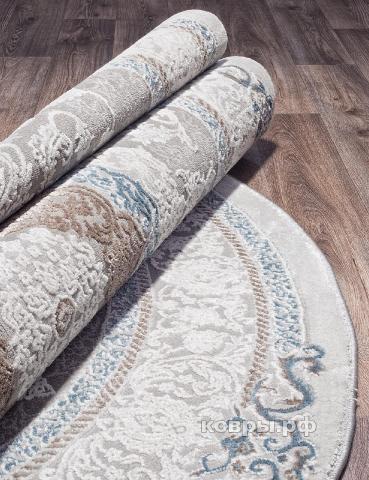 ковер KARMEN HALI ARMINA 03874A BLUE / BLUE Овал — фото 3