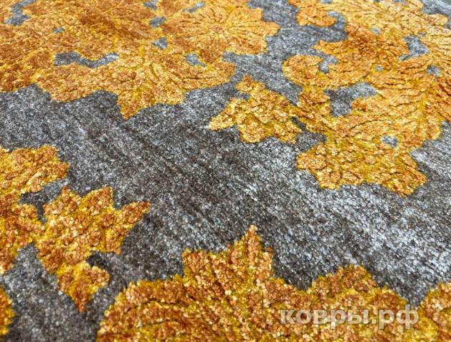 ковер ручной работы Индийский ковер ручной работы из шелка и шерсти 3.8x2.73 — фото 4