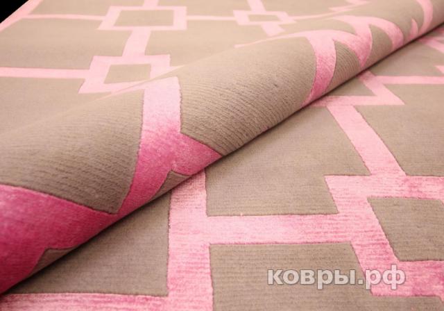 ковер ручной работы Индийский ковер ручной работы из шелка и шерсти 2.93x1.99 — фото 4