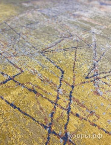 ковер ручной работы Индийский ковер ручной работы из шелка и шерсти 4.58x3.67 — фото 4