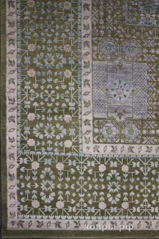 ковер ручной работы Индийский ковер ручной работы из шелка и шерсти 5.48x3.56 — фото 2