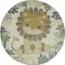 ковер Ковер Детский MERINOS IZUMRUD F261 LIGHT CREAM Круг