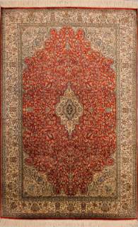 Шелковый Индийский ковер ручной работы Kashmir (Кашмир) 1.94x1.24