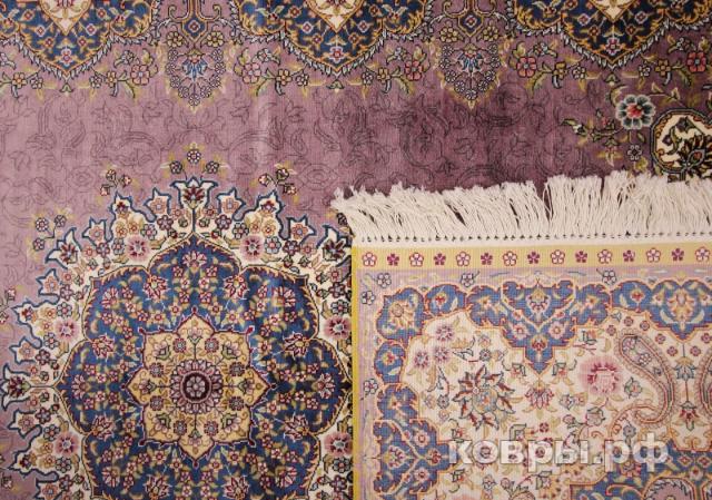 ковер ручной работы Шелковый Китайский ковер ручной работы 1.86x1.24 — фото 2