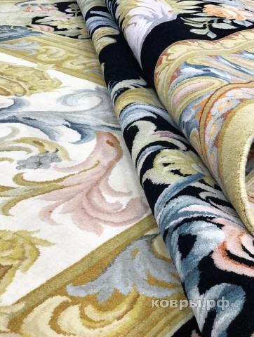 ковер ручной работы Китайский ковер ручной работы из шелка и шерсти Savonnery (Савоннери) 5.8x3.75 — фото 2