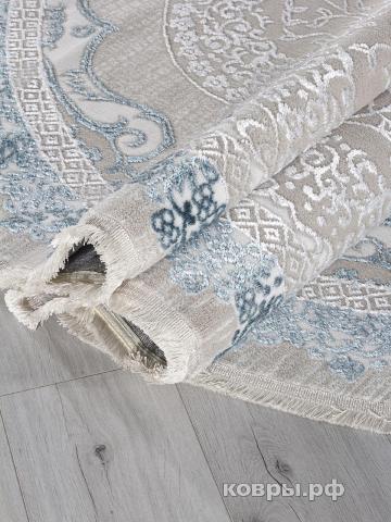 ковер Ковер ARDA EFSAN Q010A CREAM SHRINK / BLUE FDY Овал — фото 4