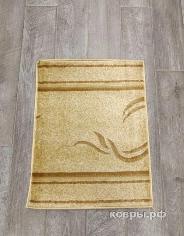 Халява Коврик № 1934,бежевый,размер 0,6 на 0,8 метра