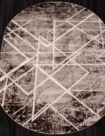 ковер KARMEN HALI ARMINA 04035B DARK BROWN Овал — фото 2