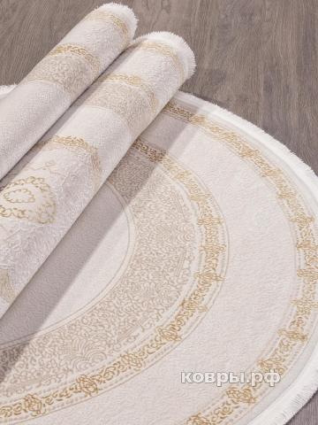 ковер KARMEN HALI LISSABON SI026A BROWN / BROWN Овал — фото 3