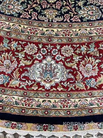 ковер ручной работы Шелковый Китайский ковер ручной работы Hereke (Хереке)  2.5x2.5 — фото 2