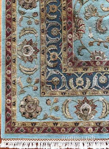 ковер ручной работы Индийский ковер ручной работы из шелка и шерсти Agra (Агра) 2.46x3.2 — фото 2