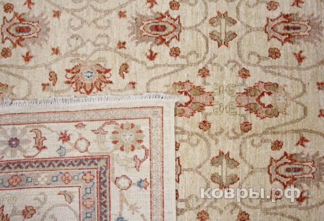 ковер ручной работы Шерстяной Афганский ковер ручной работы Сhoubi Ziegler (Чуби зиглер) 2.83x1.53 — фото 2