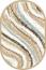 ковер Merinos Valencia Deluxe d305 CREAM-BROWN Овал