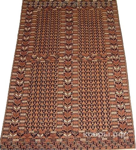 ковер ручной работы Туркменский ковер ручной работы Энси 1.28x1.92 — фото 2