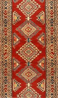 Афганский ковер ручной работы Казах 0.81x3.18м