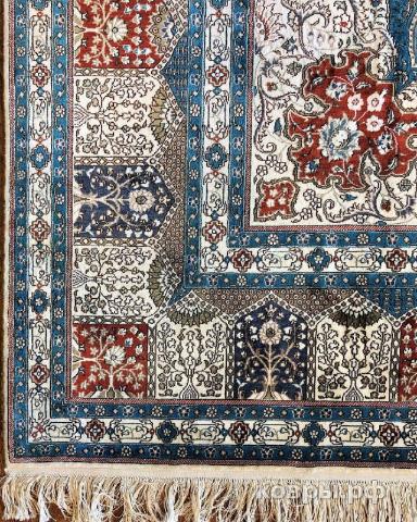 ковер ручной работы Шелковый Китайский ковер ручной работы 3x2.5 — фото 4