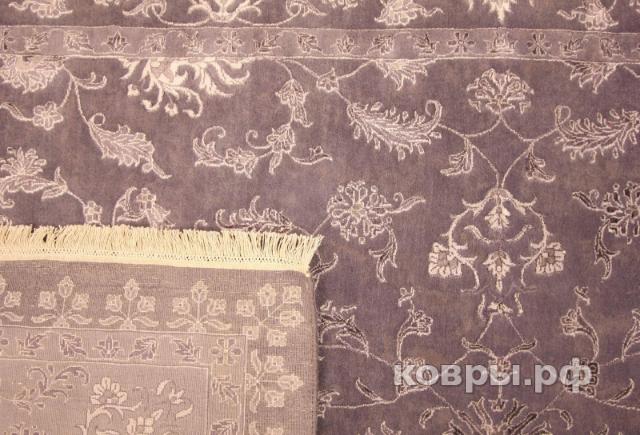 ковер ручной работы Индийский ковер ручной работы из шелка и шерсти Rajkumar (Ражкумар) 3.07x2.02 — фото 2