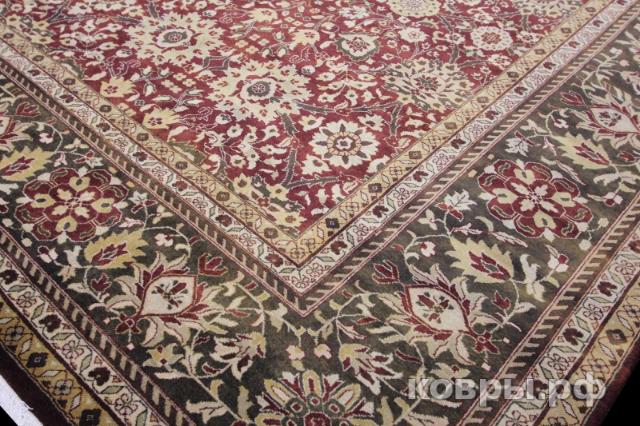 ковер ручной работы Шерстяной Индийский ковер ручной работы 3.65x2.72 — фото 6