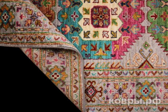 ковер ручной работы Шелковый Афганский ковер ручной работы Waziri (Вазири) 2.73x0.87 — фото 6