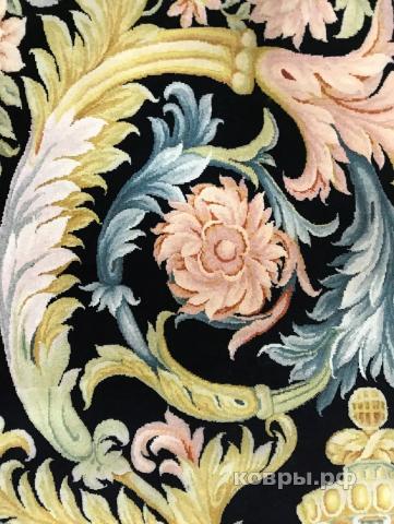 ковер ручной работы Китайский ковер ручной работы из шелка и шерсти Savonnery (Савоннери) 5.8x3.75 — фото 3