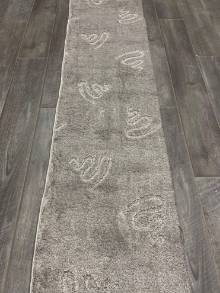 Коврик № 1764,серый,размер 0,56 на 3 метра