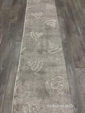 Халява Коврик № 1764,серый,размер 0,56 на 3 метра