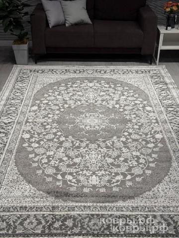 ковер Ковер KARMEN HALI ARMINA GA007G GREY / GREY Круг — фото 2