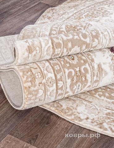 ковер KARMEN HALI QUANTUM 03004B BROWN / BROWN Овал — фото 3