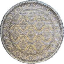 Круглый ковер ручной работы из шелка и шерсти Radjput (Раджпут) 1.82x1.82 Круглый ковер ручной работы из шелка и шерсти Radjput (Раджпут) 1.82x1.82