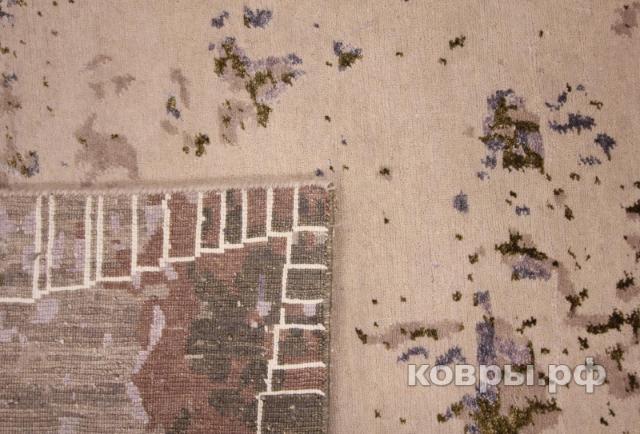 ковер ручной работы Индийский ковер ручной работы из шелка и шерсти 2.41x1.81 — фото 3