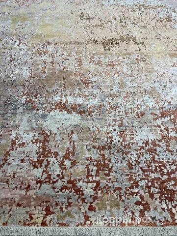 ковер ручной работы Индийский ковер ручной работы из шелка и шерсти 2.99x2.09 — фото 2