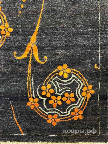 ковер ручной работы Шелковый Афганский ковер ручной работы Modern (Модерн) 3.75x2.81 — фото 4